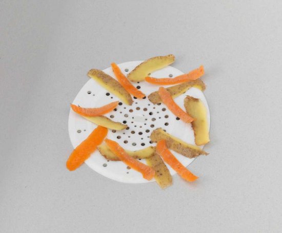 Wenko Gootsteenzeef Sava 12 Cm Siliconen Wit