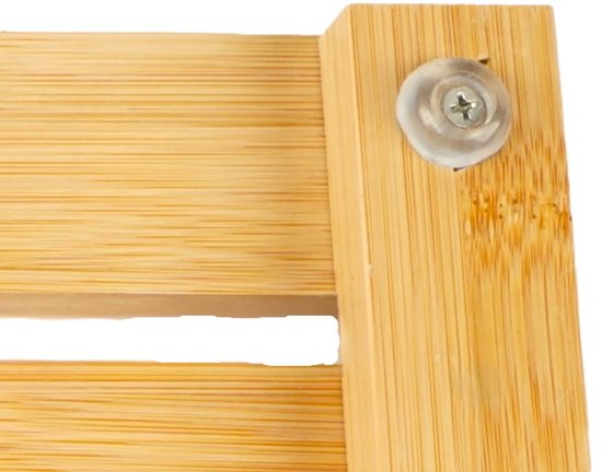 Ceruzo Douchemat Bamboe – Antislip Badmat – 50 x 30 cm – Saunamat