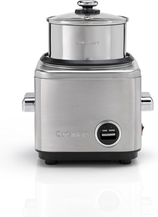 Cuisinart - Rijstkoker met stomer - Stoomkoker voor 6 personen - Multi Cooker BPA Vrij - Zwart