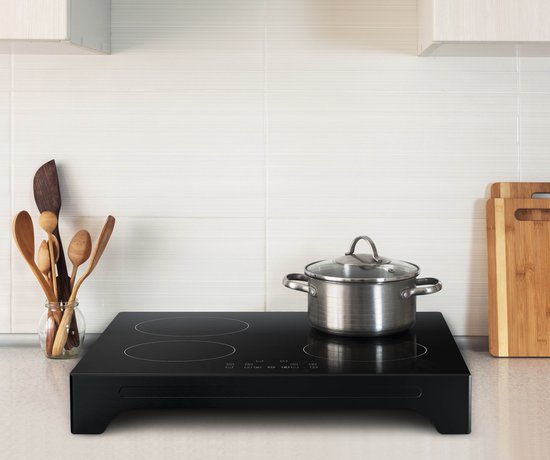 Tomado TIH6010B - Inductiekookplaat - Vrijstaand - 1 fase plug & play - Touch bediening - Zwart