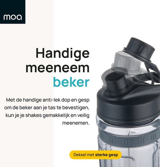 MOA Blender To Go MBC10 Extra Bekers - Bekers To Go - 2 tritan bekers van ieder 600ml - MBC10