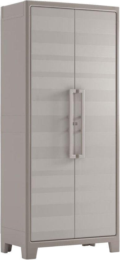 Keter Gulliver Hoge Kast - 8 halve planken - 80x44x182cm – Zand/Beige