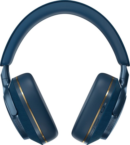 Bowers & Wilkins Px7 S2 Draadloze Over-Ear Noise Cancelling Koptelefoon, Bluetooth 5.0, 30u Afspeeltijd, Snelladen, Kristalhelder Geluid - Blauw