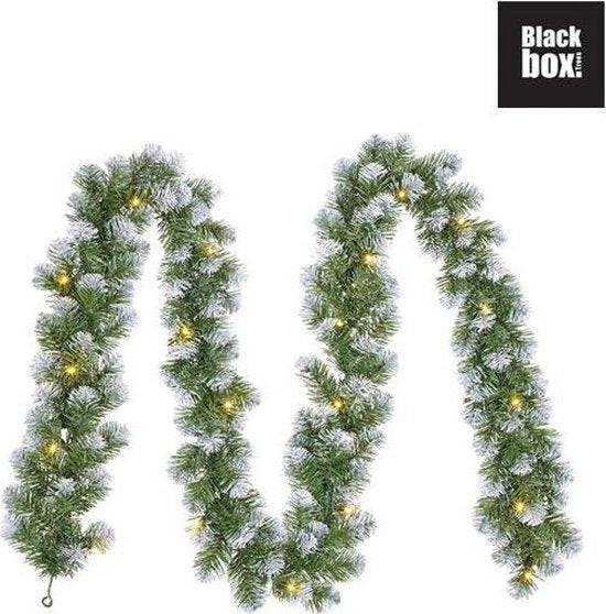 Black Box Trees - Norton slinger frosted, groen LED -  l270xd20cm