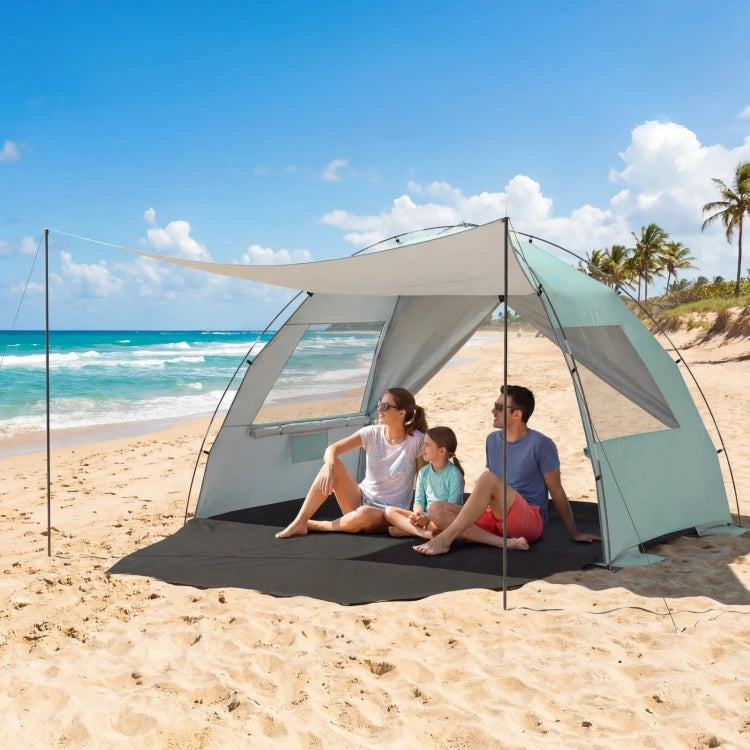 Coast Strandtent UV50+ - Afsluitbaar - Mesh Ramen - Zandzakken - Artikel 10325