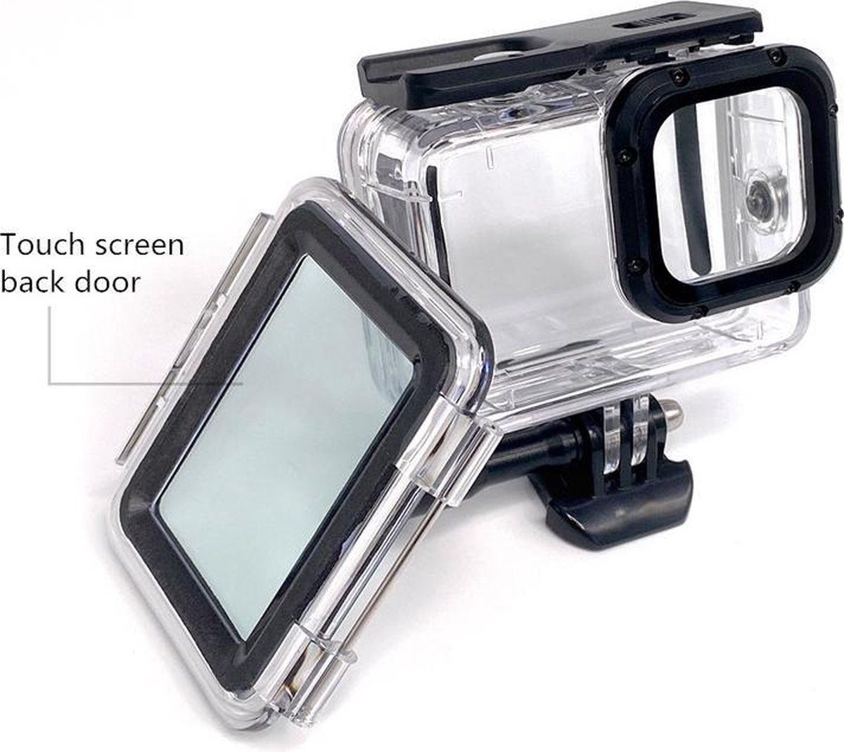 Garpex® Waterdichte Camera Case met 3 Kleuren Lens Filter - Exclusief geschikt voor GoPro HERO9 - Waterdicht tot 45m