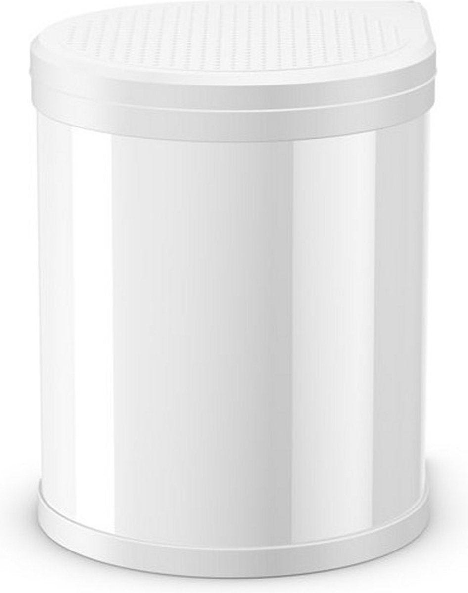 Hailo Compact-Box M Prullenbak - 15 l - Inbouwprullenbak - RVS