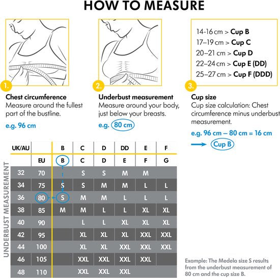 Medela Keep Cool bh - Naadloze voedingsbh - Zwangerschapsbh met 2 ademende zones - Soft Touchmateriaal - Wit - Maat L