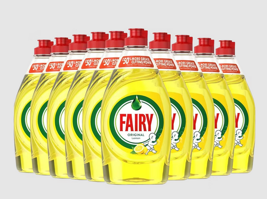 Fairy Afwasmiddel Lemon - 10 Stuks - Voordeelbundel - 320ML x 10
