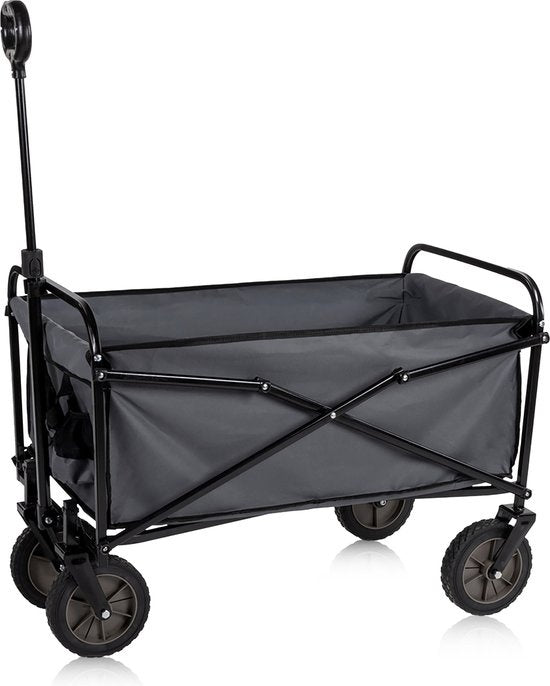 Camp Active Opvouwbare Bolderkar - Zwart - 70KG - 82x52x63cm