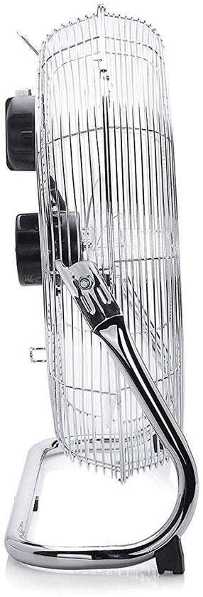 Metalen Vloerventilator 45 cm – 3 Standen – 130° Instelbaar – Sterke Luchtstroom – Tristar VE‑5935