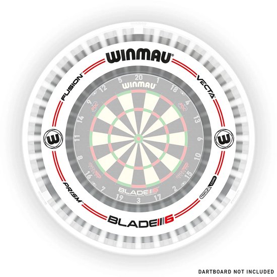 Winmau Plasma Ice Light Pro-Line Surround Bundel wit