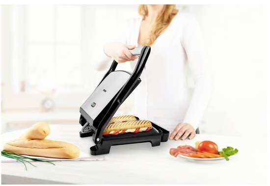 Princess Panini Grill 112415 - Contactgrill groot 30x24cm - Tosti apparaat - Grill apparaat - 2000W - Zwevende bovendeksel - Beste Koop Consumentengids Oktober 2025