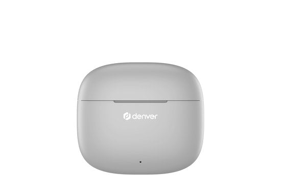 Denver Earbuds - Lichtgewicht Oordopjes - 6 uur luisteren - Bluetooth 5.3 - TWE48 - Grijs
