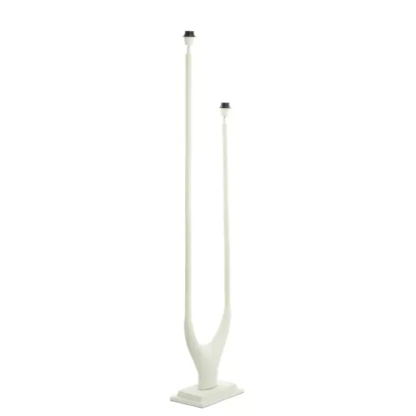Light & Living GAVI Vloerlamp 2-Lichts 149 cm – Crème – Elegant & Modern Design