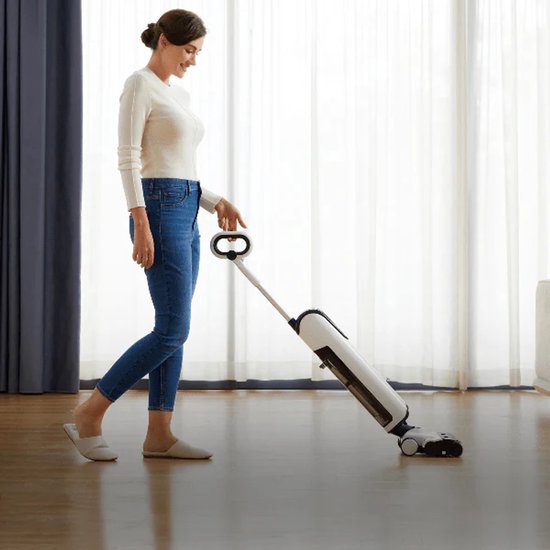 Uwant D100 17000Pa Verticale Stofzuiger Voor Vloeren Met Dweilfunctie En Lader