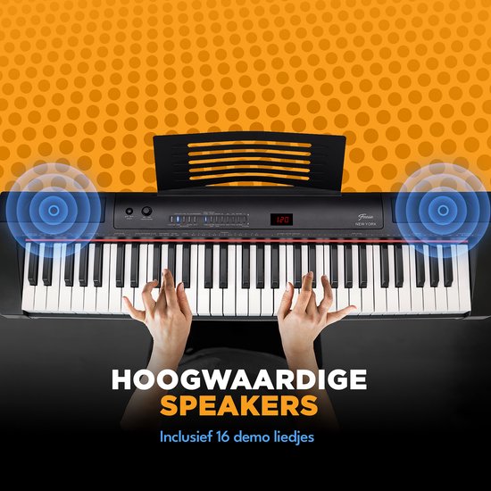 Finesse Digitale Piano - 88 Gewogen Toetsen - Keyboard Piano - Elektrische Piano