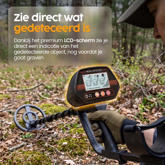 Infinity Goods Metaaldetector Pro - Volwassenen & Kinderen - Complete Set - Waterdichte Zoekspoel - Verstelbaar - Professioneel