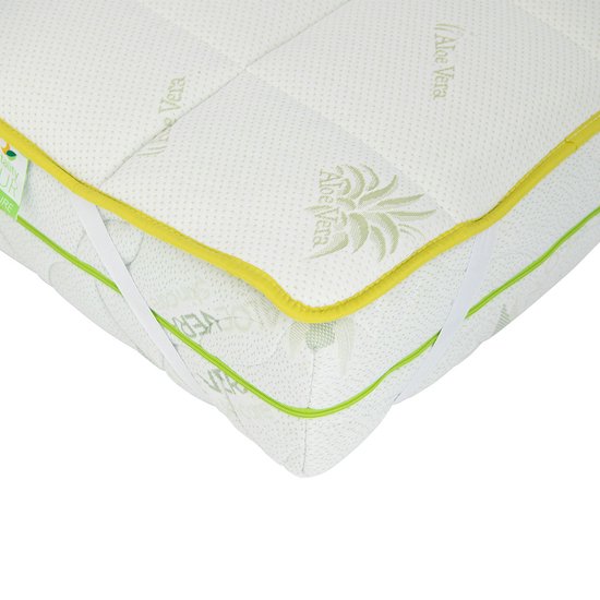 Vitality Pur - Matrasoplegger Aloë Vera – Extra Comfort & Beschermt Matras – 160x200 cm