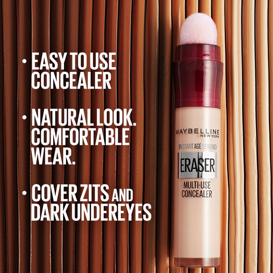 Maybelline New York - Instant Anti Age Eraser - 06 - concealers die zichtbaar wallen wegwerken - 6,8 ml