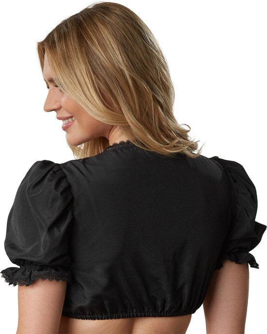 Dressforfun Dirndlblouse Evi M - verkleedkleding kostuum halloween verkleden feestkleding carnavalskleding carnaval feestkledij partykleding - 303051