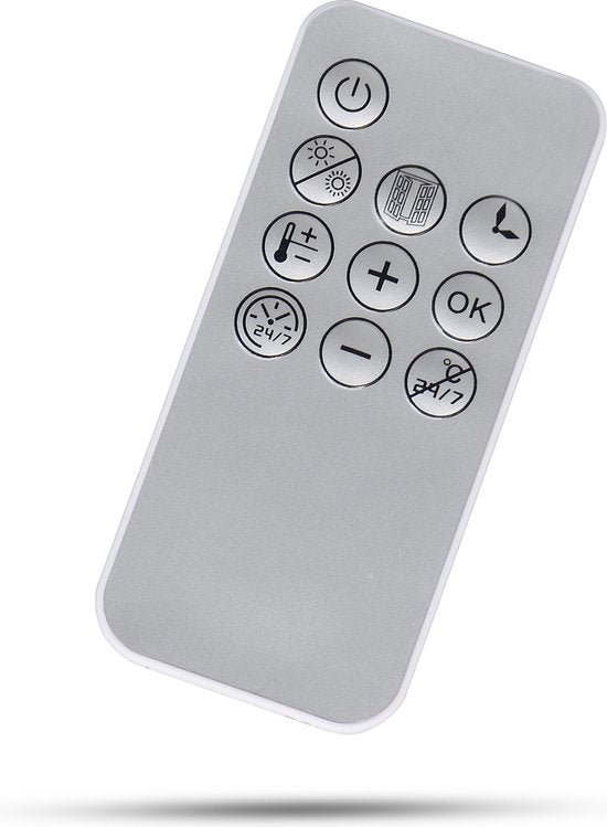 Tristar KA-5070 Keramische Kachel - 2000W - Muurmontage - Met Afstandsbediening en LED-display - Timer en Weektimer -Wit - Veilige en Efficiënte Verwarming met Oververhittingsbeveiliging