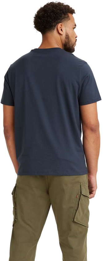 Levi's T-Shirt Graphic Logo Donkerblauw (navy) - Maat L - Heren - Casual T-shirts