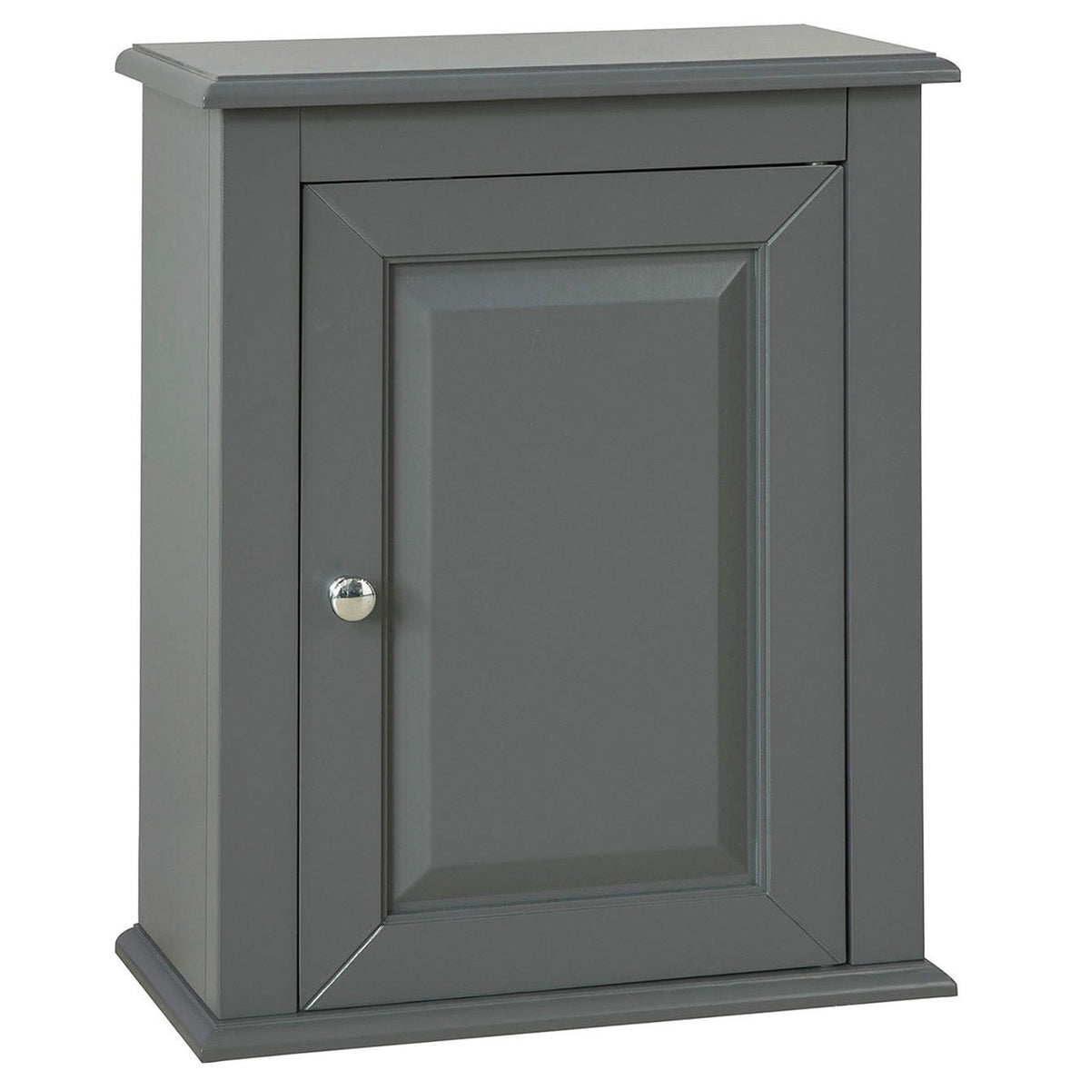 SoBuy Badkamerkast - Hangend - 40 x 49 x 18 cm - Donkergrijs