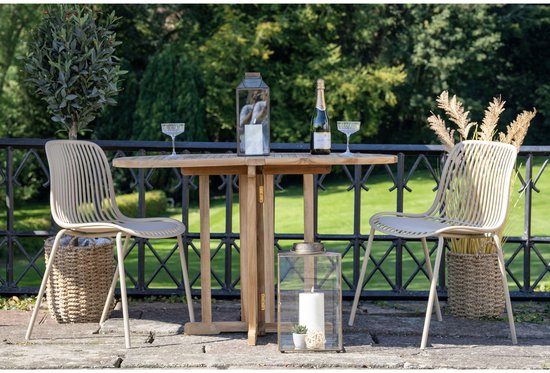 House Nordic Branson Stapelstoel - 55x47x82cm - Zand