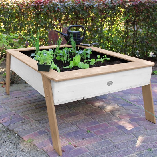 AXI Linda Zand & Kweektafel Bruin/wit - Inclusief gronddoek