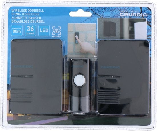 Grundig Deurbel met 2 Ontvangers + led