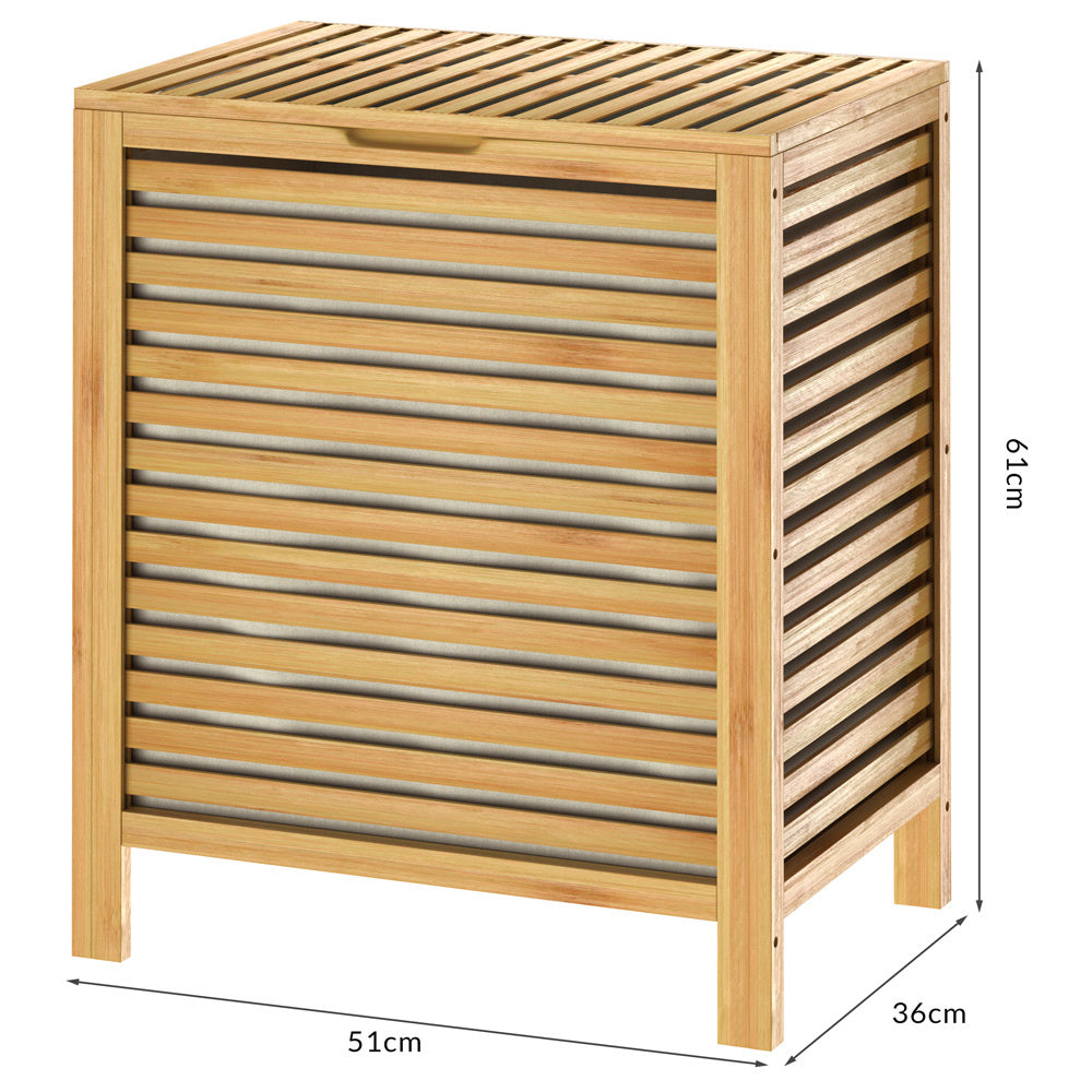 Casaria Bamboe wasmand 62l