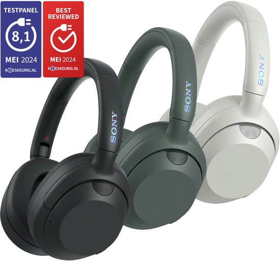 Sony ULT Wear - Draadloze Noise Cancelling koptelefoon met ULT Power Sound - Forest Gray