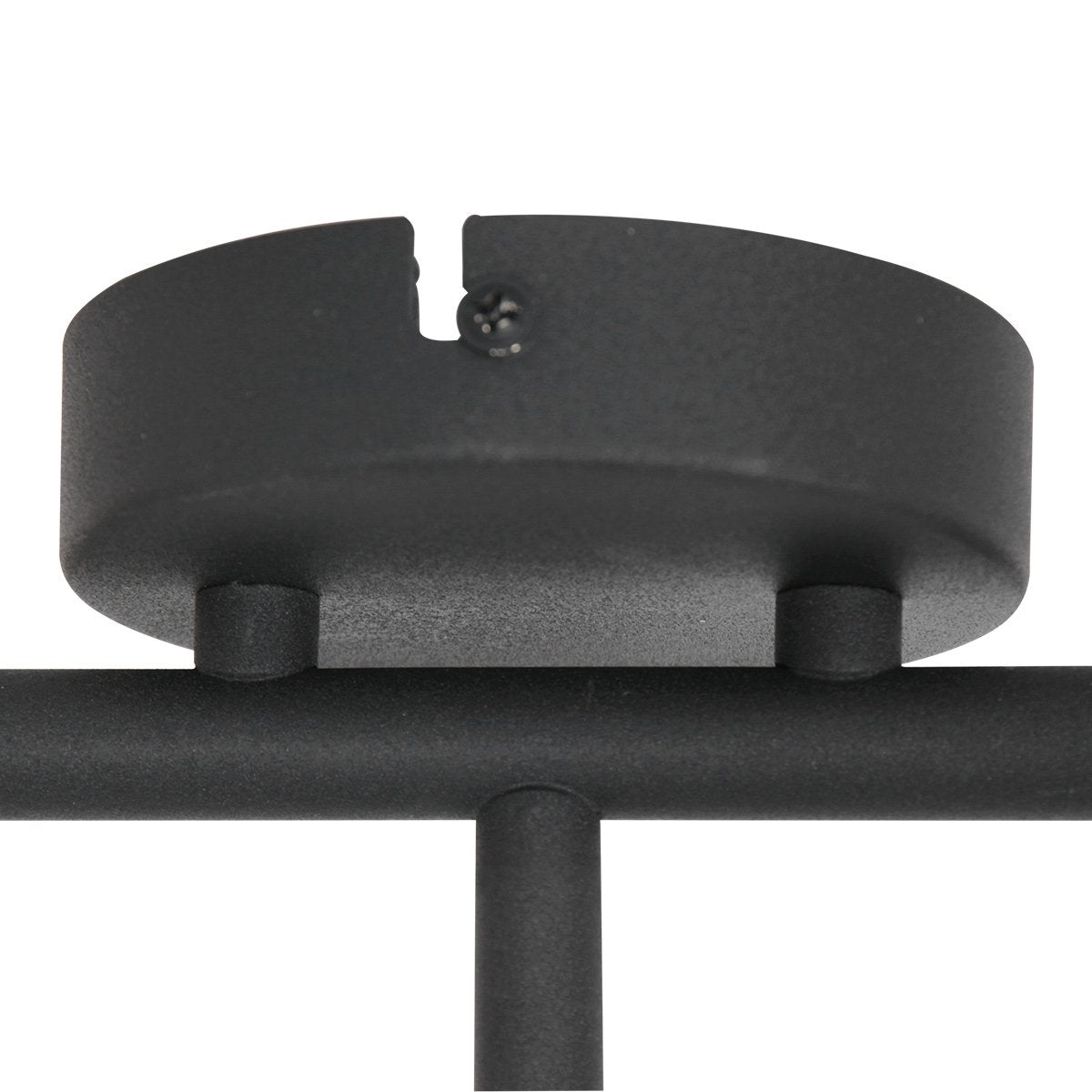 Spot Natasja 7903ZW zwart 3-lichts dimbaar GU10 plafondlamp met metalen en kunststof constructie, modern design, 68 cm breed – Steinhauer