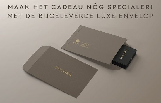 Yolora Dames Ketting met Kruis Hanger en Kalpa Camaka Kristallen - Zilver kleurig - 18K Witgoud Verguld - Cadeauverpakking