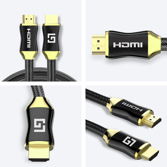 Auronic HDMI 2.0 Kabel - 5M - 18Gbps - Hoge Snelheid en Resolutie - 4K (60 Hz) - Zwart
