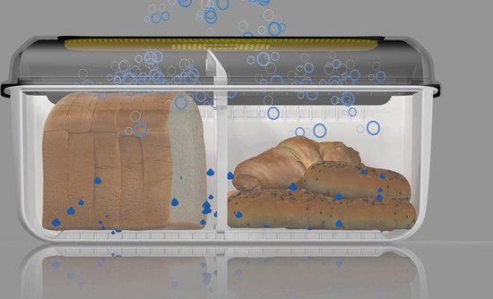 Tupperware BreadSmart Broodtrommel Wit - 9,8L - Large - Kunststof