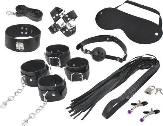 XXL Bondageset | Ultieme Bondage - BDSM set |SM Set - Bondage set | BDSM Toy set 14 delig