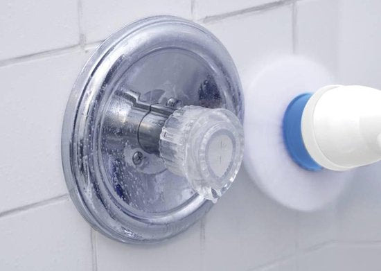 MediaShop Reinigingsborstel Hurricane Spin Scrubber, turquoise, 7 stuks