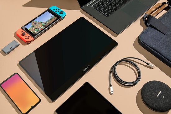 Mobile Pixels - OLED - Glance Plus - 15,6 inch draagbare monitor met flipcase