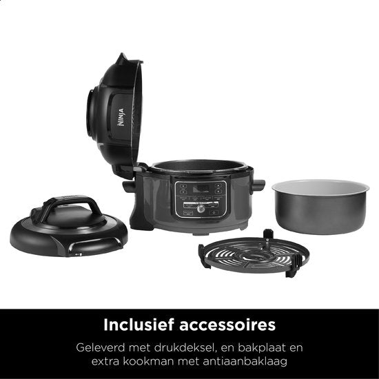 Ninja Foodi OP100EU Multicooker - Compacte Multicooker - 6-in-1 Kookfuncties