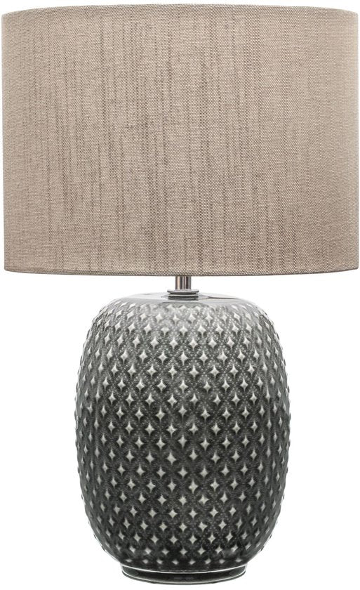 Pauleen LED Tafellamp Pretty Classy - E27 - Max. 60W - Wookamer, Slaapkamer & Eetkamer - Grijs/Beige