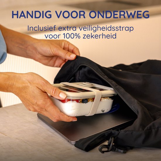 Safecourt vershoudbakjes - volledig van glas (100% micro-plastic vrij) - oven, vriezer, magnetron en vaatwasser - 5 delige set