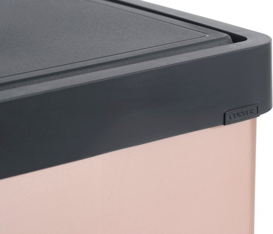 Curver Verto High - Prullenbak 54L - Rosé - 44x27x69cm