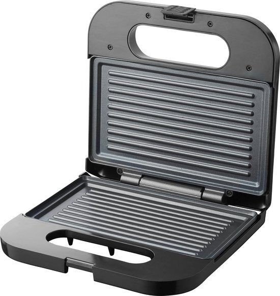 Tomado TGS2001S - Tosti ijzer - Grillapparaat - PFAS vrij - Tosti apparaat - 750 watt - 22,5 x 13 cm - Zwart/RVS