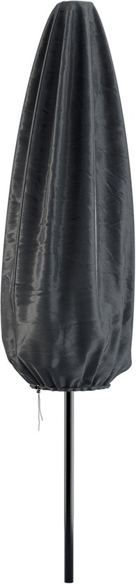 Tristar Stokparasol - 300cm Rond - Tuin & Balkon - Kantelbaar - Incl. Beschermhoes - PA-7903 - Donkergrijs
