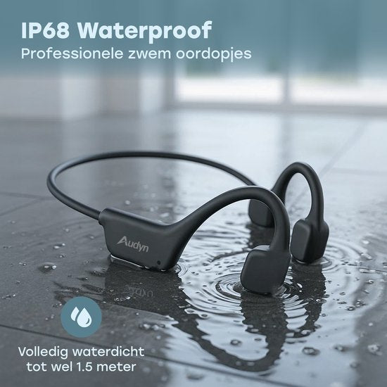 Audyn Bone G2 - Sport Oordopjes - Bone Conduction Hoofdtelefoon - Bluetooth - Open Oor Oordopjes - Draadloos - Waterbestendig - 8GB MP3