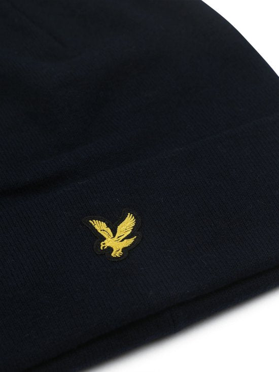 Lyle & Scott Muts Wol Blend Navy - Maat one size fits all - Heren