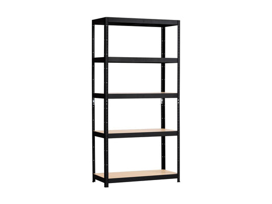 Metalkas Metalen Rek - Duopack - 40 x 90 x 180 cm - Black Matt