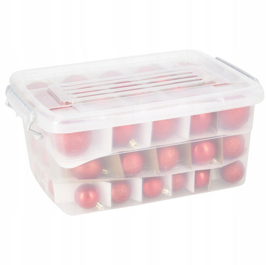 Kerstballen Set 70 Stuks Rood (4, 5, 6 cm)